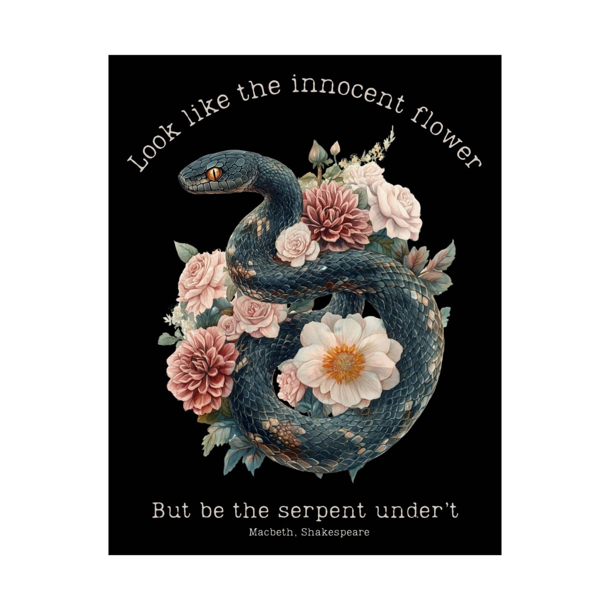 Poster 11″ x 14″ / Matte Design 186B - Art Print The Mystic Eden