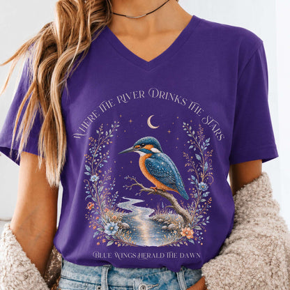 Where the River Drinks the Stars V-Neck