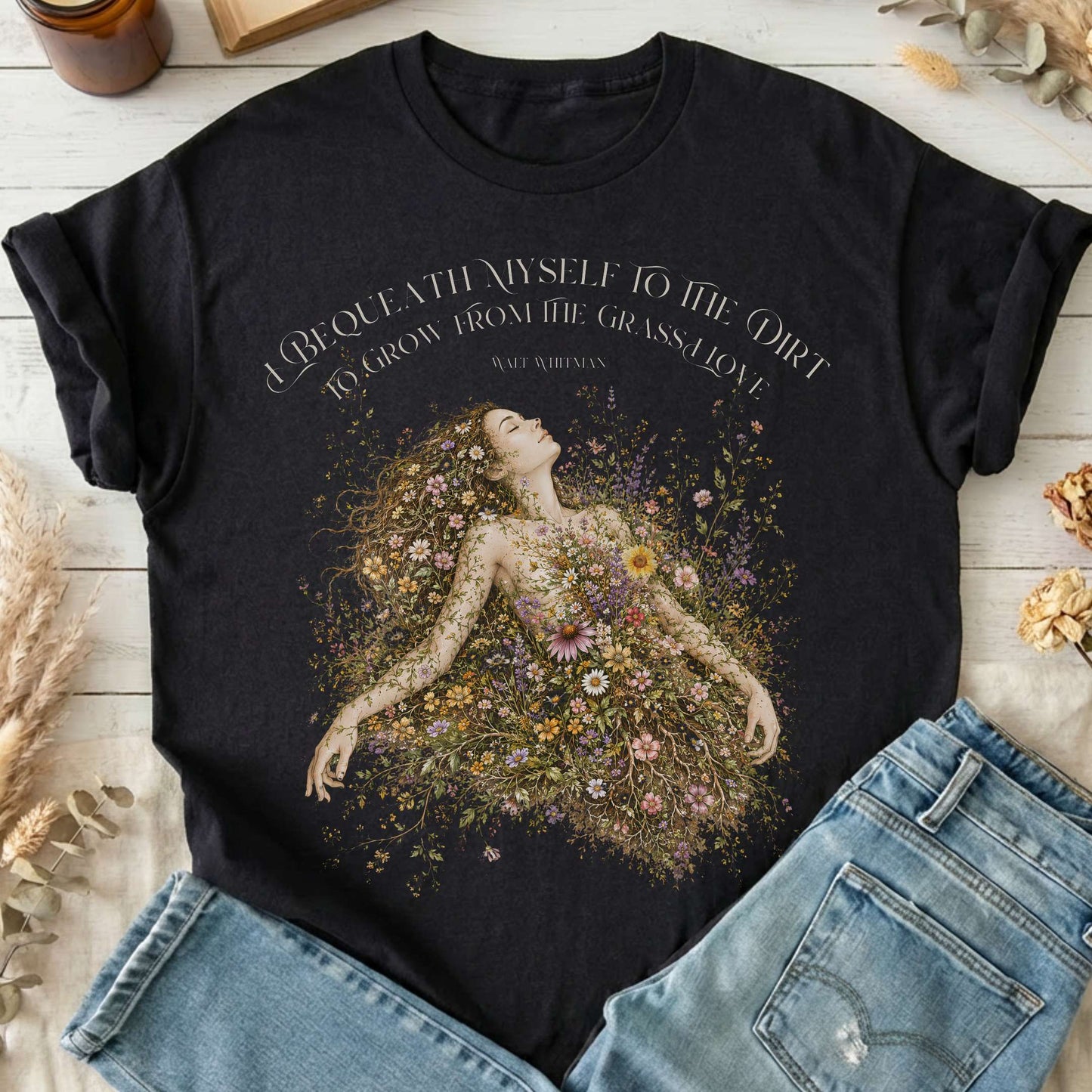 I Bequeath Myself to the Dirt Walt Whitman T-Shirt
