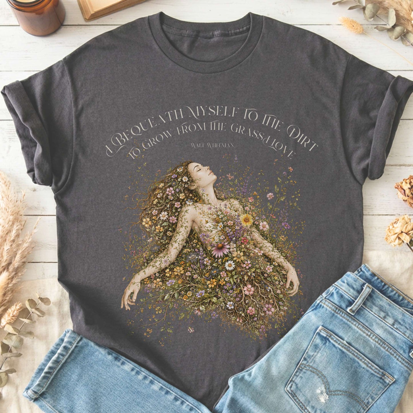 I Bequeath Myself to the Dirt Walt Whitman T-Shirt