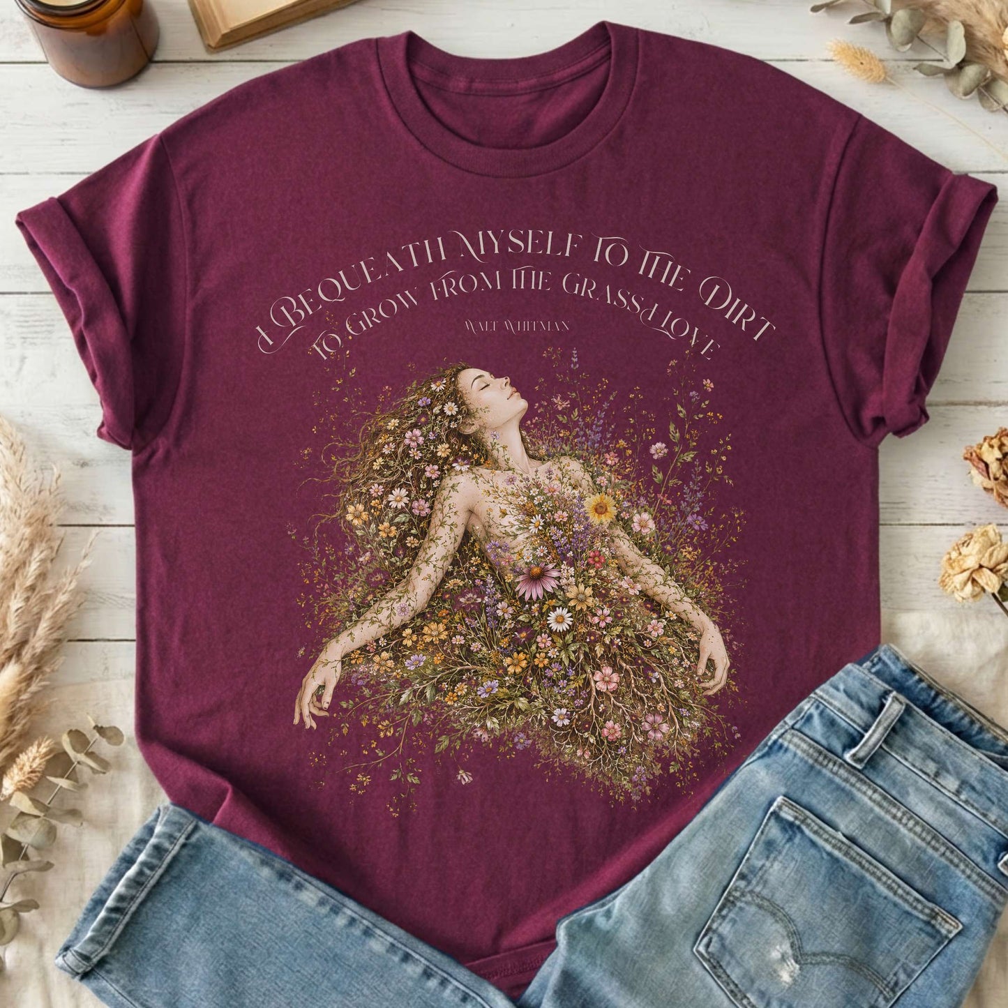 I Bequeath Myself to the Dirt Walt Whitman T-Shirt