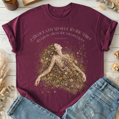 I Bequeath Myself to the Dirt Walt Whitman T-Shirt