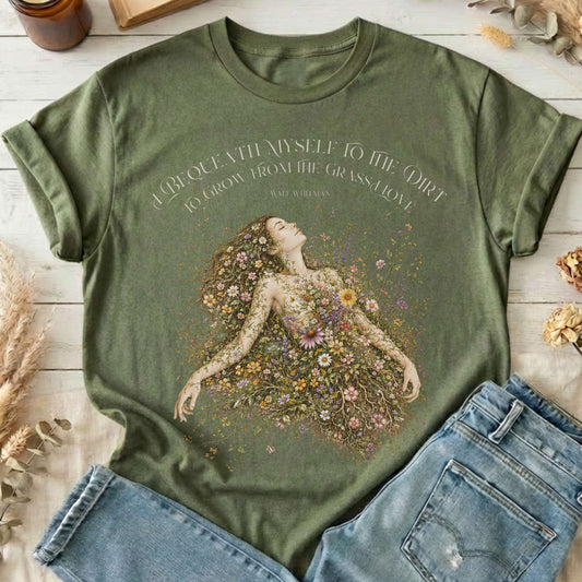 I Bequeath Myself to the Dirt Walt Whitman T-Shirt