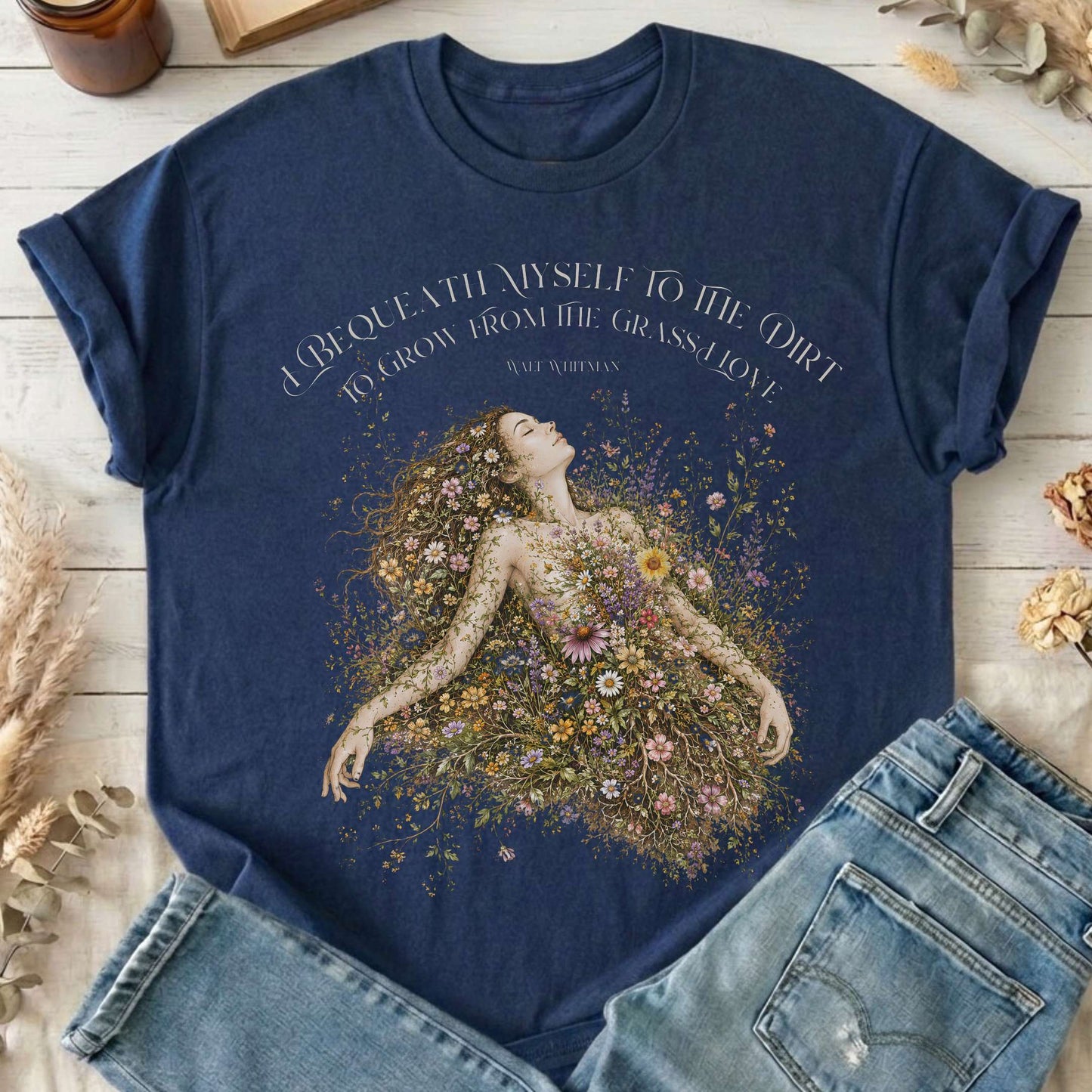 I Bequeath Myself to the Dirt Walt Whitman T-Shirt