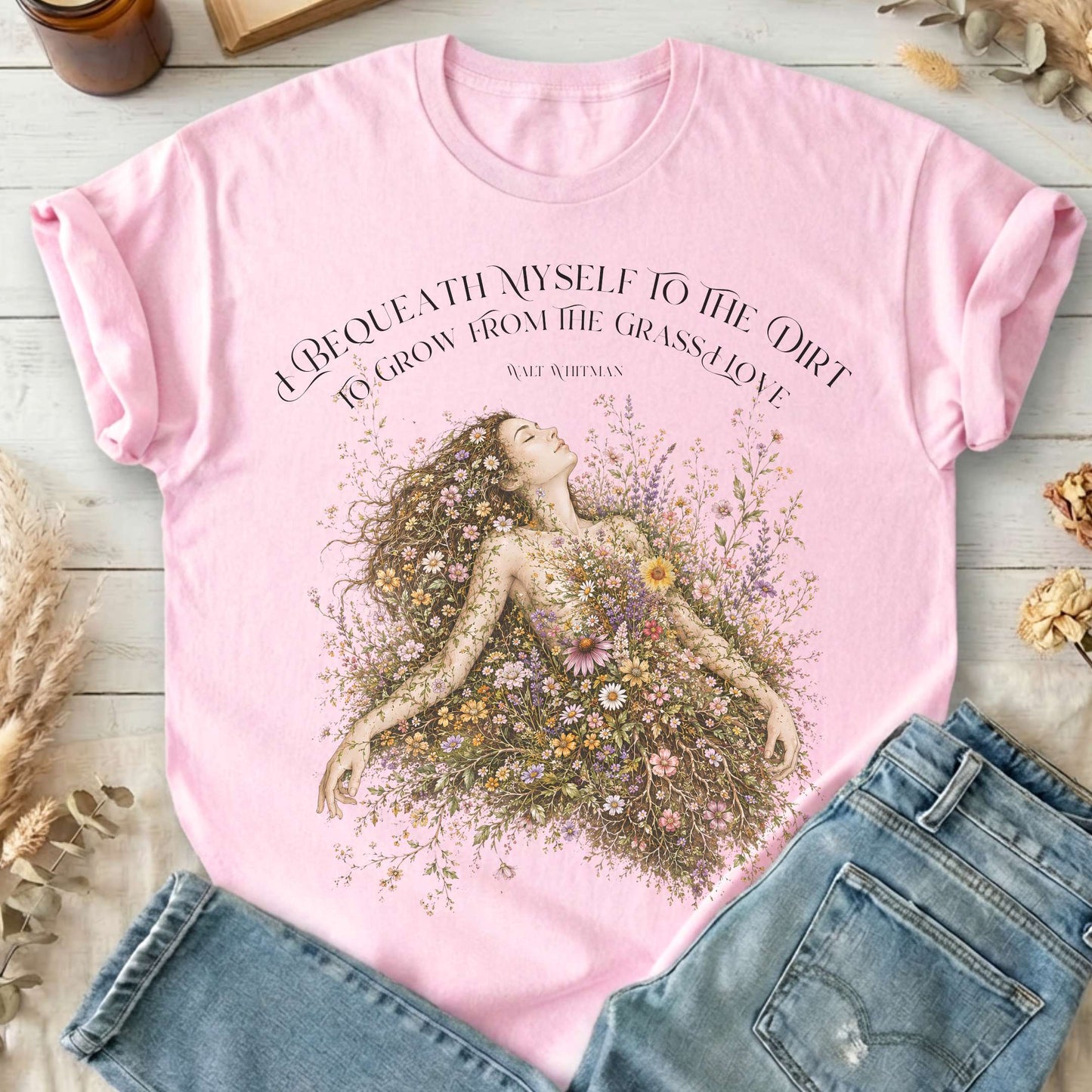 I Bequeath Myself to the Dirt Walt Whitman T-Shirt