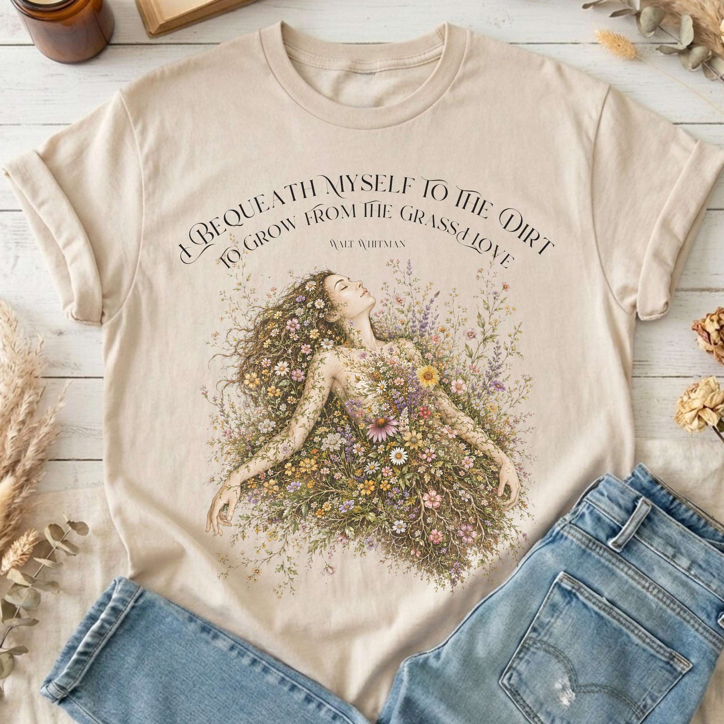 I Bequeath Myself to the Dirt Walt Whitman T-Shirt