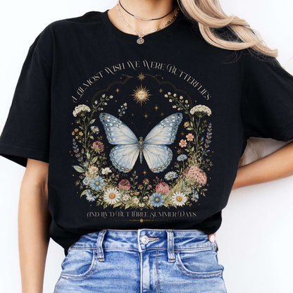 I Almost Wish We Were Butterflies John Keats T-Shirt