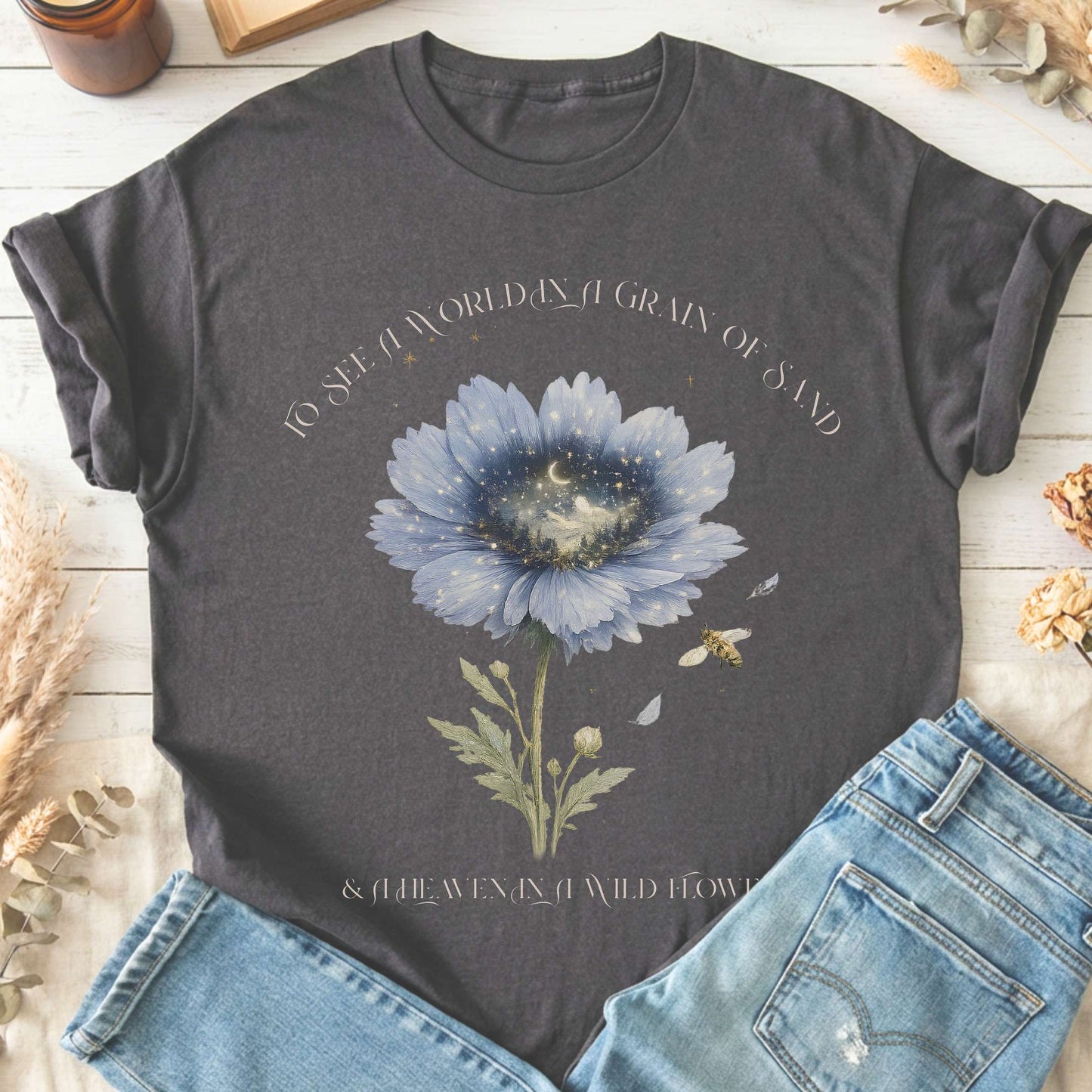 Heaven in a Wildflower William Blake T-Shirt