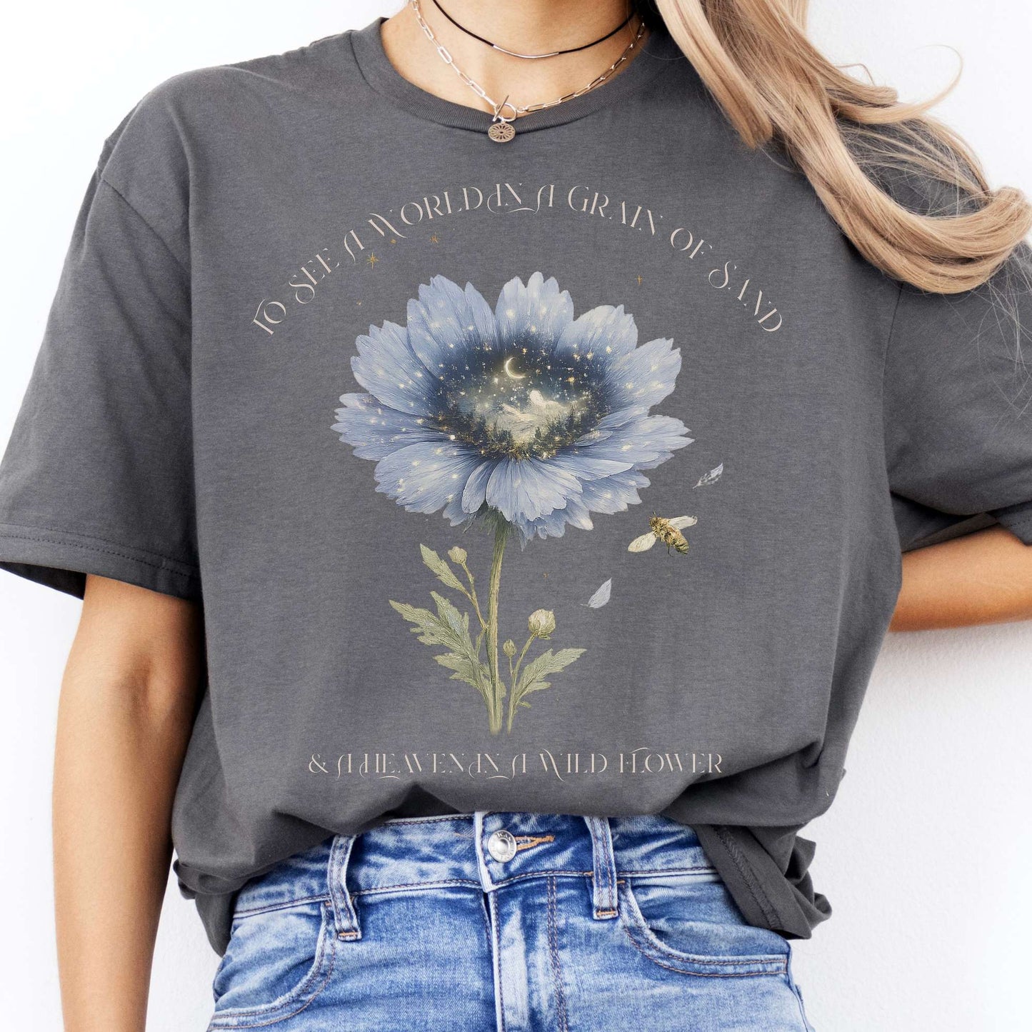 Heaven in a Wildflower William Blake T-Shirt