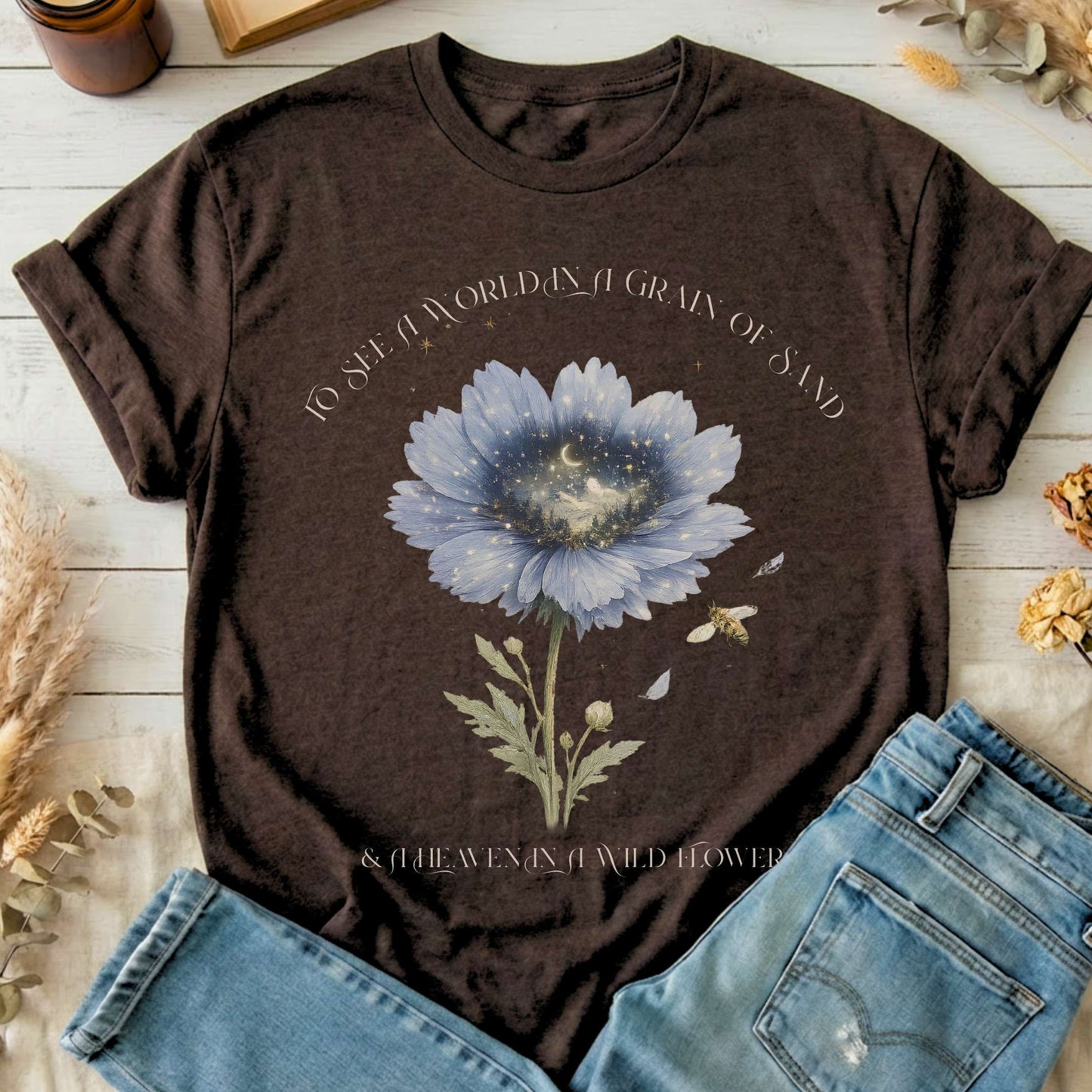 Heaven in a Wildflower William Blake T-Shirt