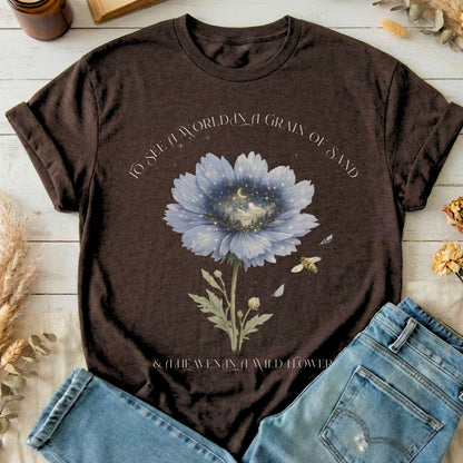 Heaven in a Wildflower William Blake T-Shirt