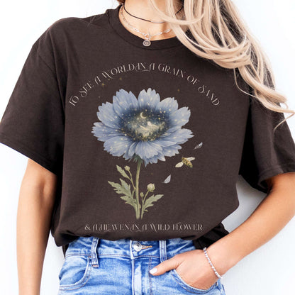 Heaven in a Wildflower William Blake T-Shirt