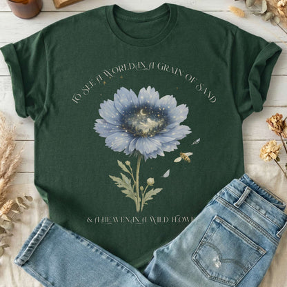 Heaven in a Wildflower William Blake T-Shirt