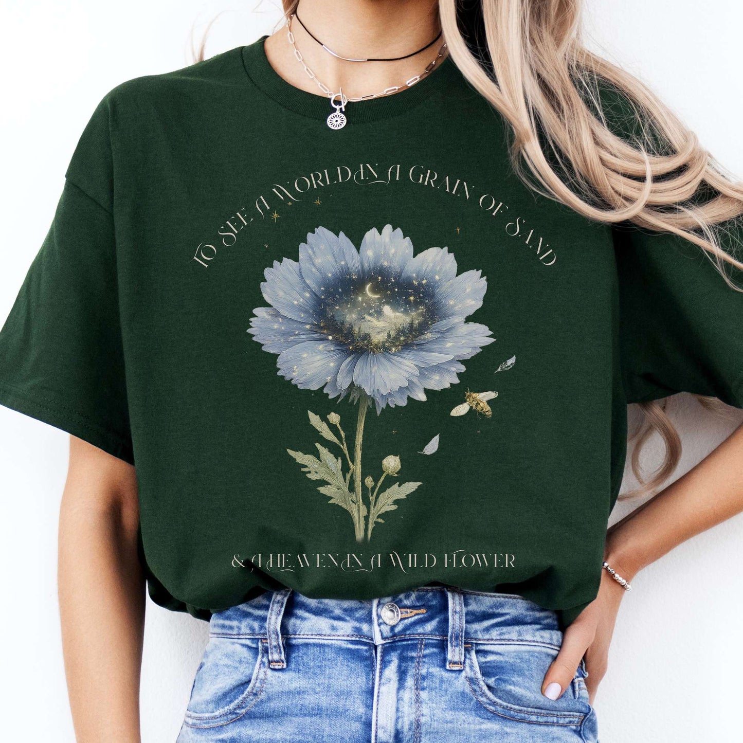 Heaven in a Wildflower William Blake T-Shirt