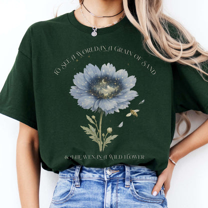 Heaven in a Wildflower William Blake T-Shirt