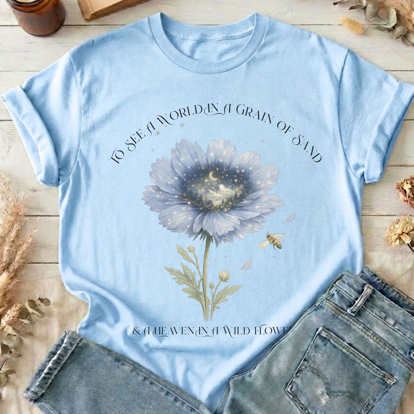 Heaven in a Wildflower William Blake T-Shirt