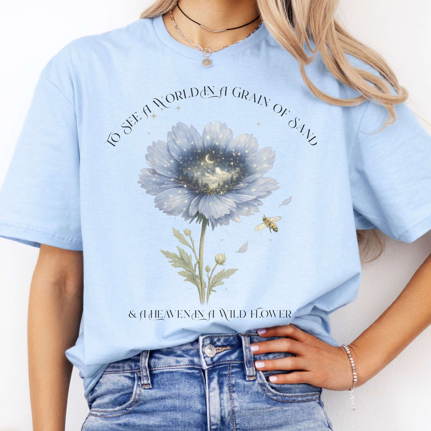Heaven in a Wildflower William Blake T-Shirt