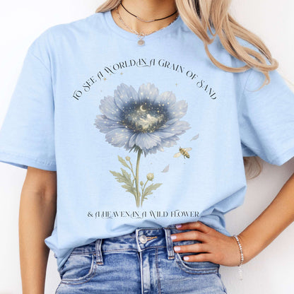 Heaven in a Wildflower William Blake T-Shirt