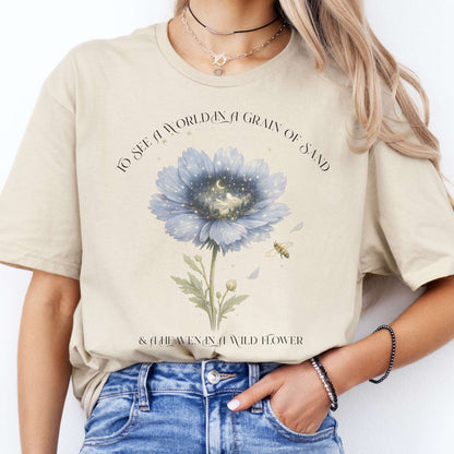 Heaven in a Wildflower William Blake T-Shirt