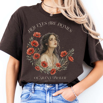 Her Eyes Are Homes of Silent Prayer Lord Tennyson T-Shirt