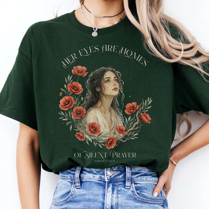 Her Eyes Are Homes of Silent Prayer Lord Tennyson T-Shirt