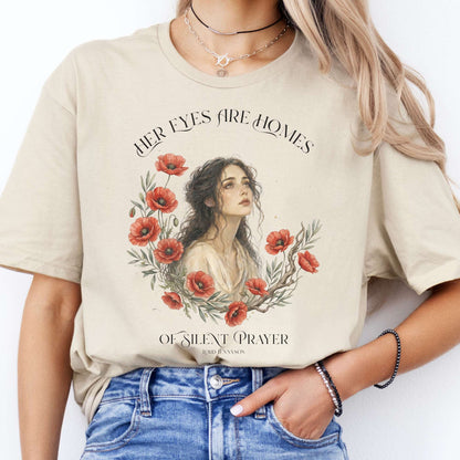 Her Eyes Are Homes of Silent Prayer Lord Tennyson T-Shirt