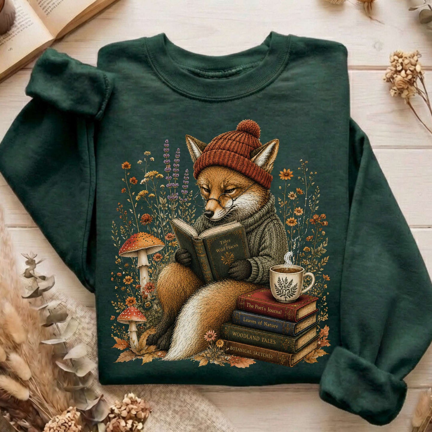 The Woodland Reader Fox Sweatshirt