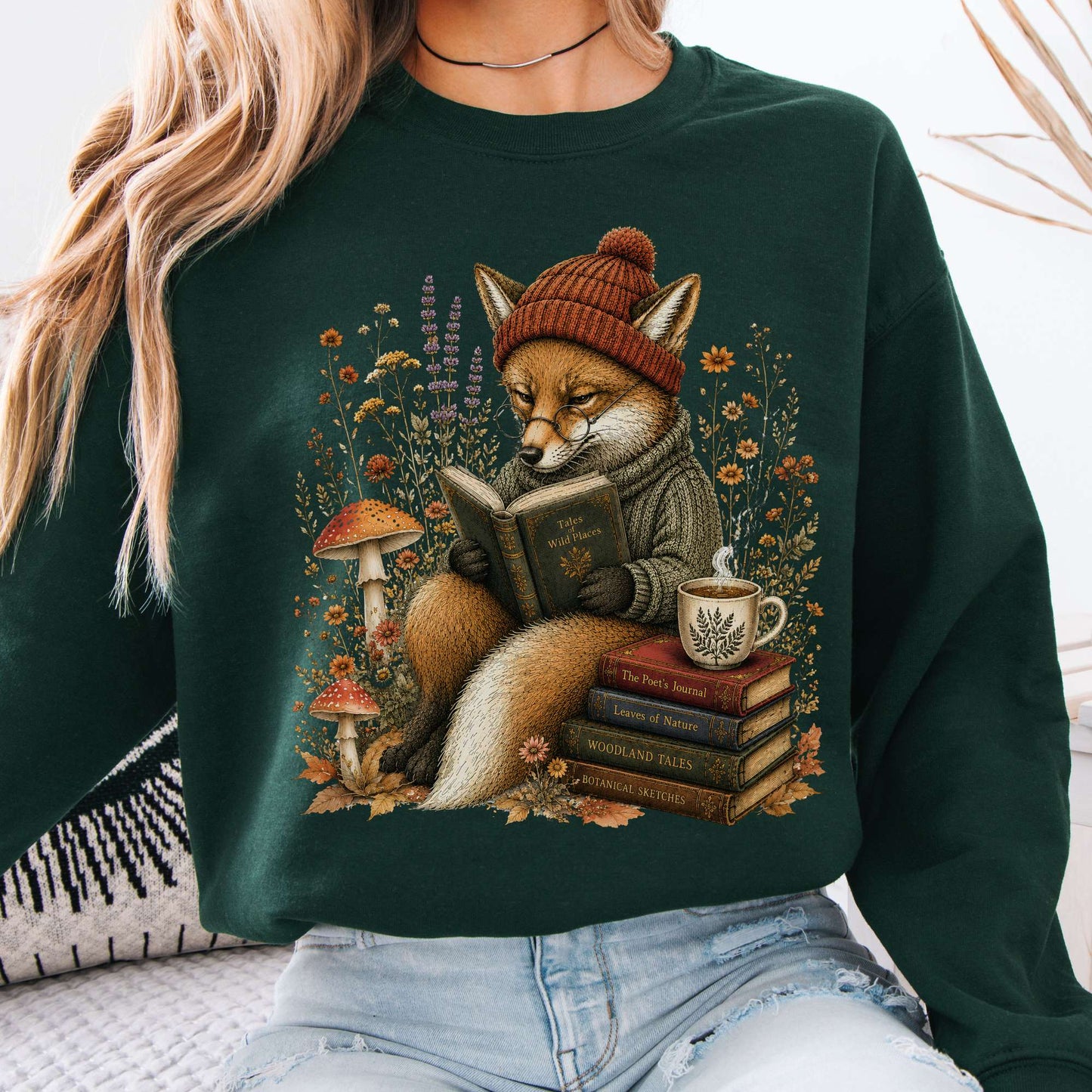 The Woodland Reader Fox Sweatshirt