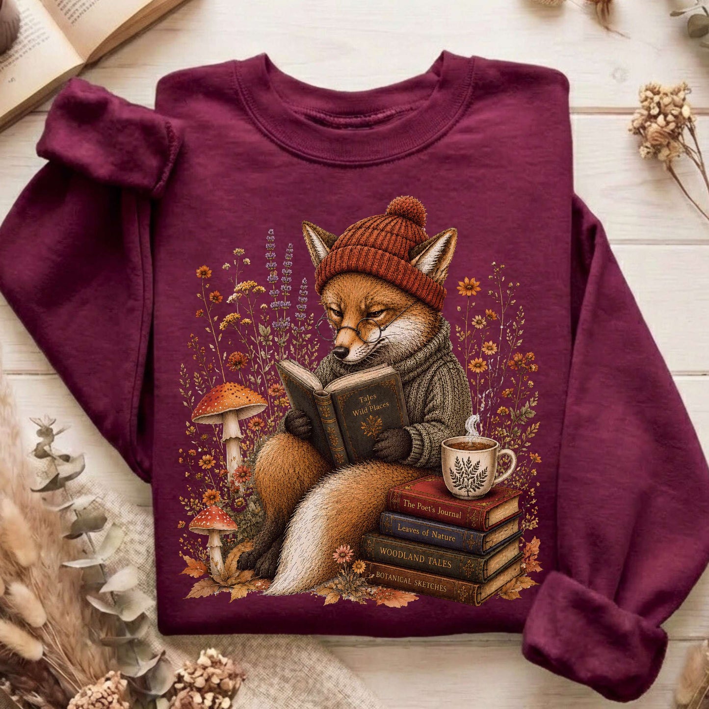 The Woodland Reader Fox Sweatshirt