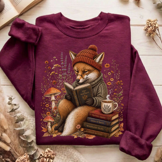 The Woodland Reader Fox Sweatshirt