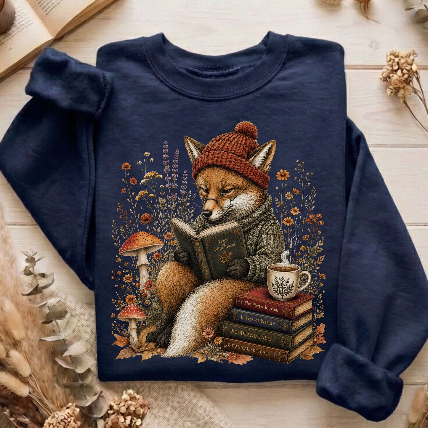 The Woodland Reader Fox Sweatshirt