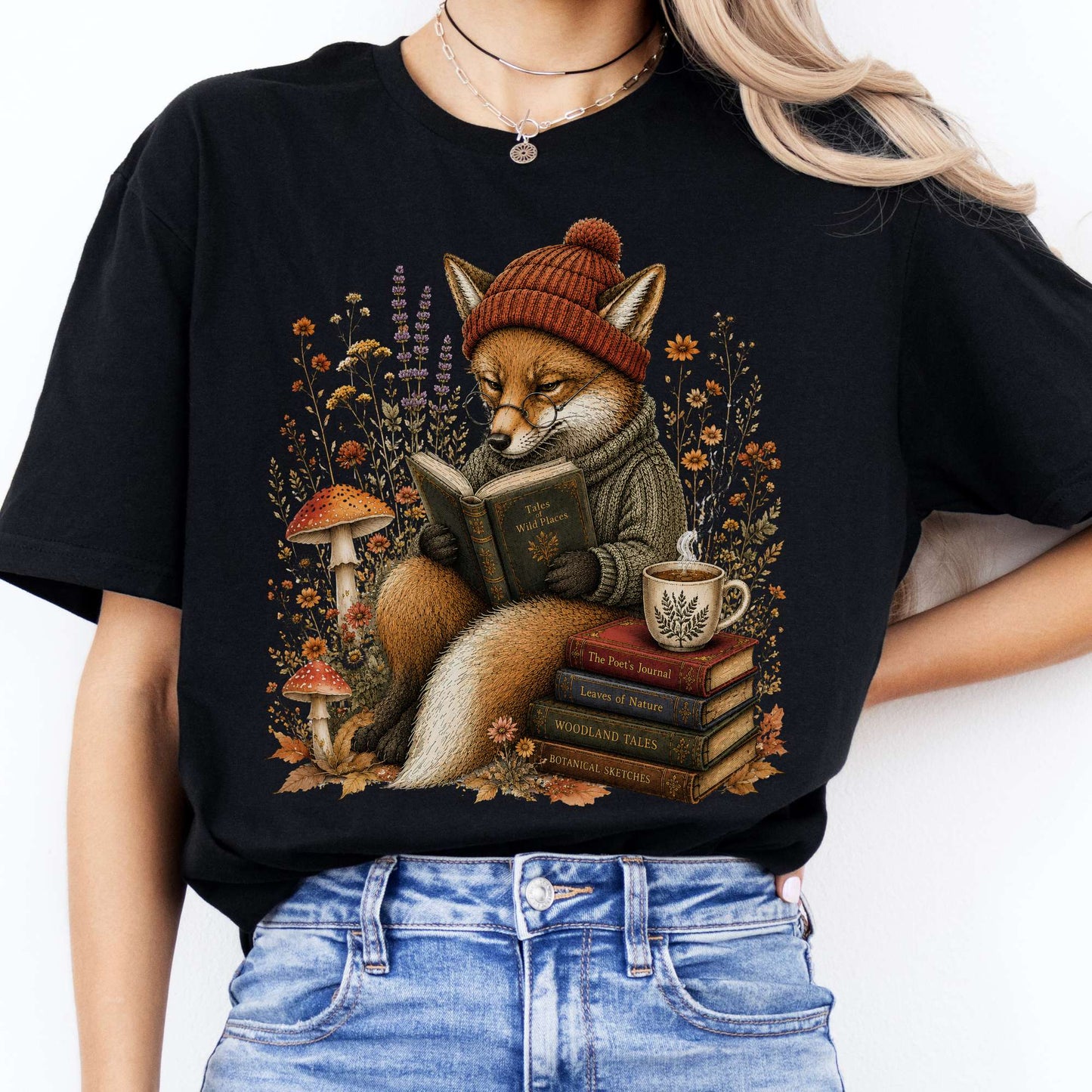 The Woodland Reader Fox T-Shirt