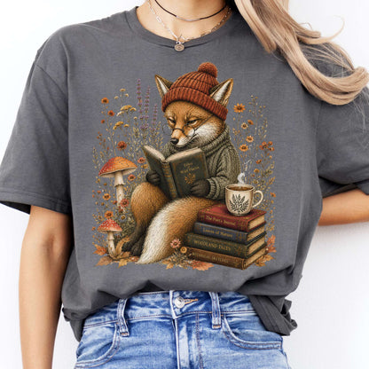The Woodland Reader Fox T-Shirt