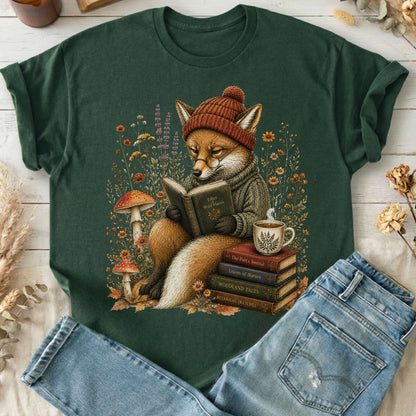 The Woodland Reader Fox T-Shirt
