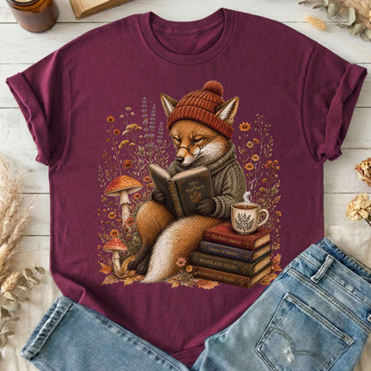 The Woodland Reader Fox T-Shirt