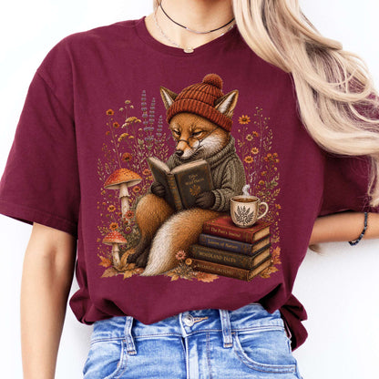 The Woodland Reader Fox T-Shirt