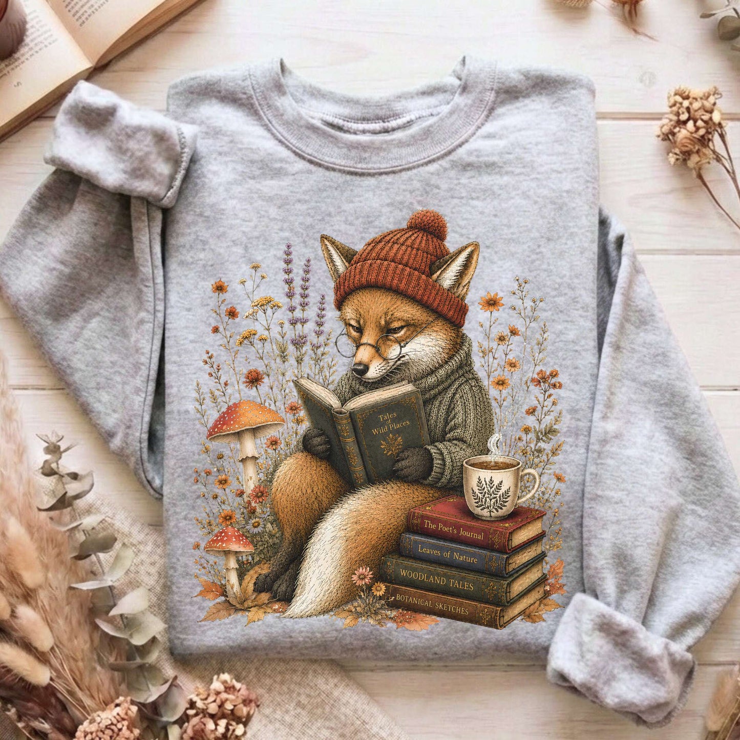 The Woodland Reader Fox Sweatshirt