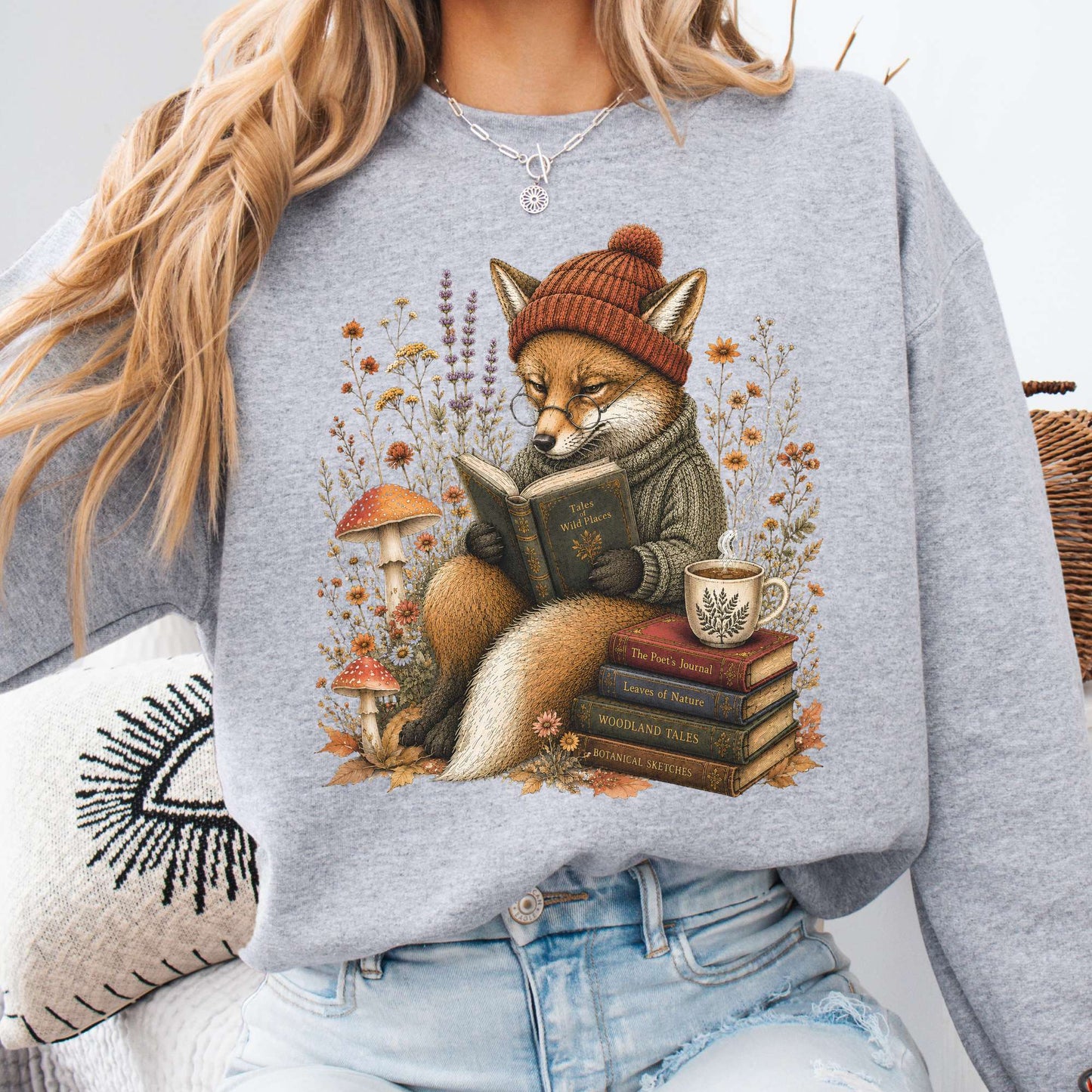 The Woodland Reader Fox Sweatshirt