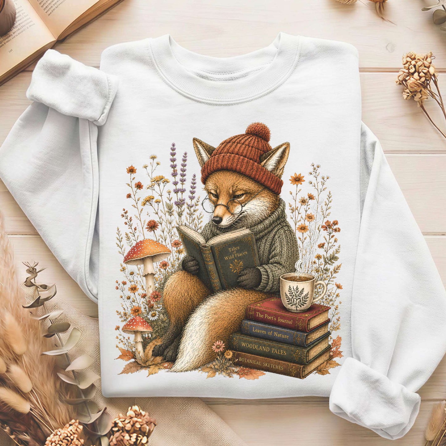The Woodland Reader Fox Sweatshirt