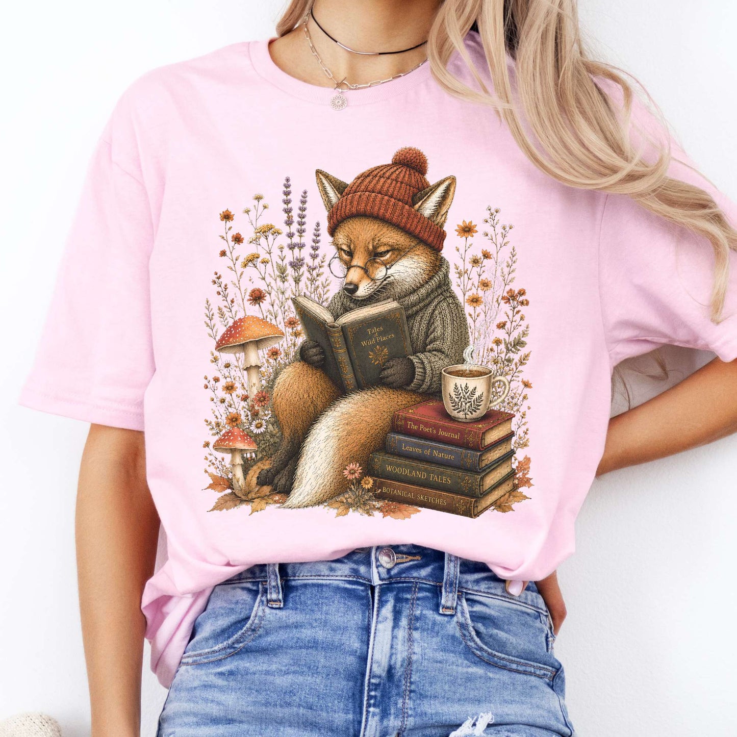 The Woodland Reader Fox T-Shirt