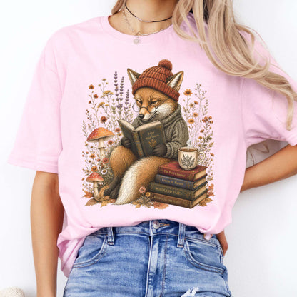 The Woodland Reader Fox T-Shirt