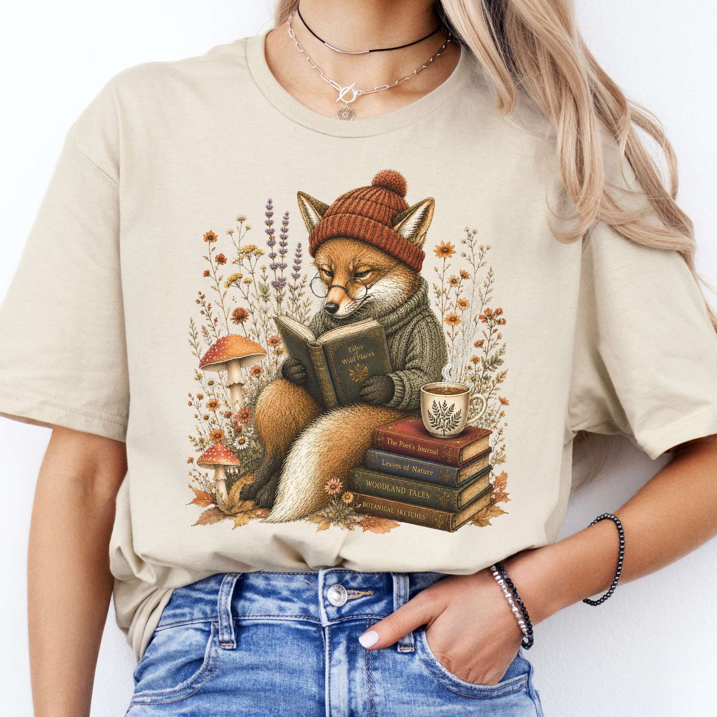 The Woodland Reader Fox T-Shirt