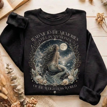 A Mermaid's Memories Of The Weightless World Amy Crockett Sweatshirt