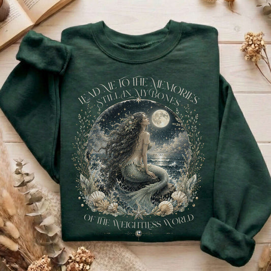 A Mermaid's Memories Of The Weightless World Amy Crockett Sweatshirt