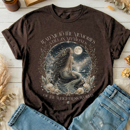 A Mermaid's Memories Of The Weightless World Amy Crockett T-Shirt