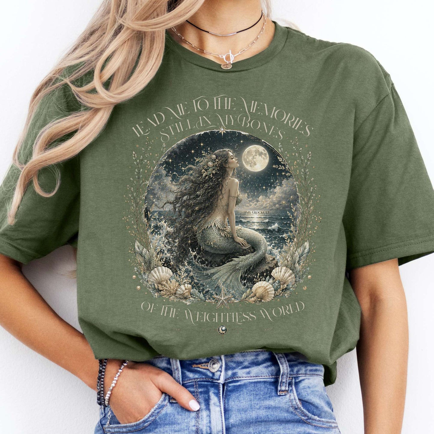 A Mermaid's Memories Of The Weightless World Amy Crockett T-Shirt