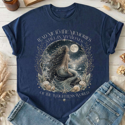 A Mermaid's Memories Of The Weightless World Amy Crockett T-Shirt