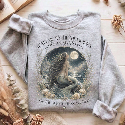 A Mermaid's Memories Of The Weightless World Amy Crockett Sweatshirt