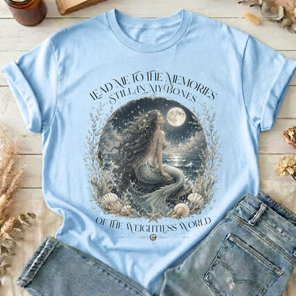 A Mermaid's Memories Of The Weightless World Amy Crockett T-Shirt