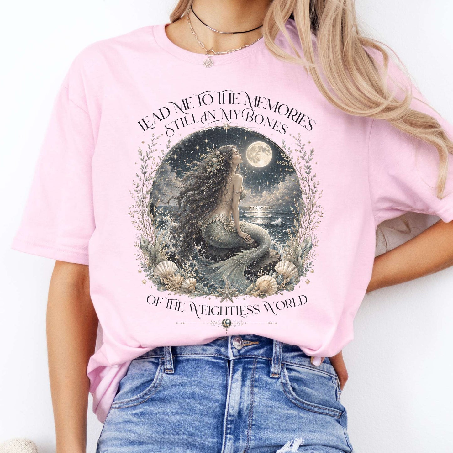 A Mermaid's Memories Of The Weightless World Amy Crockett T-Shirt